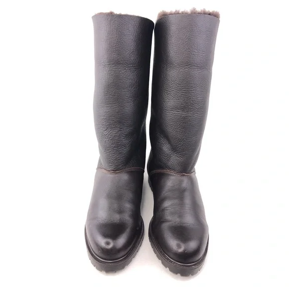 La Canadienne Brown Leather Winter Boots 8.5M - Picture 5 of 13